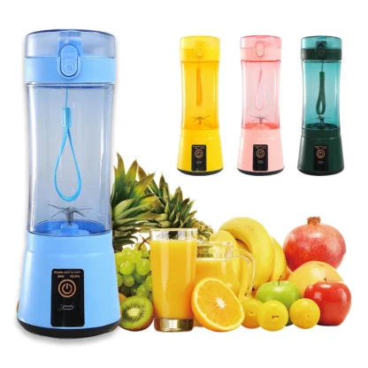 Juicer portable and rechargeable battery juice blender